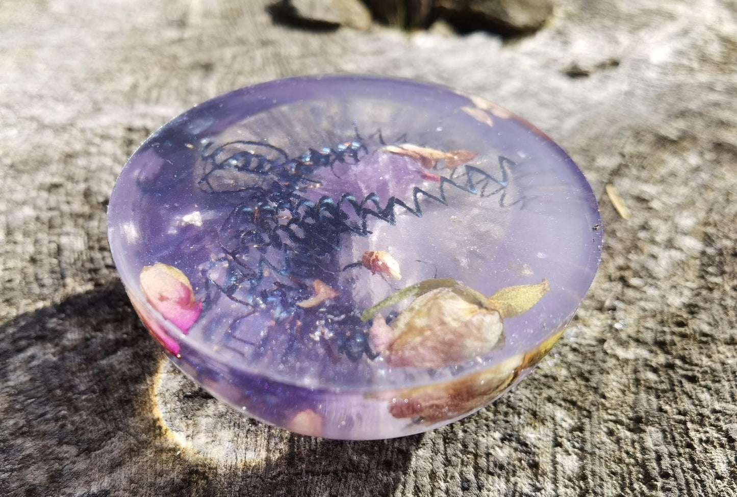 Orgonit-Sphäre für besseren Schlaf – fördert Ruhe, Balance und spirituelle Klarheit in der Nacht.